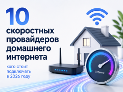 10 провайдеров домашнего интернета с самой большой скоростью по России: кого стоит подключить в 2026 году?