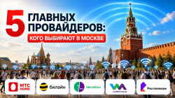 ТОП-5 подключений домашнего интернета и других услуг: каких провайдеров выбирают в Москве и Московской области этим летом?